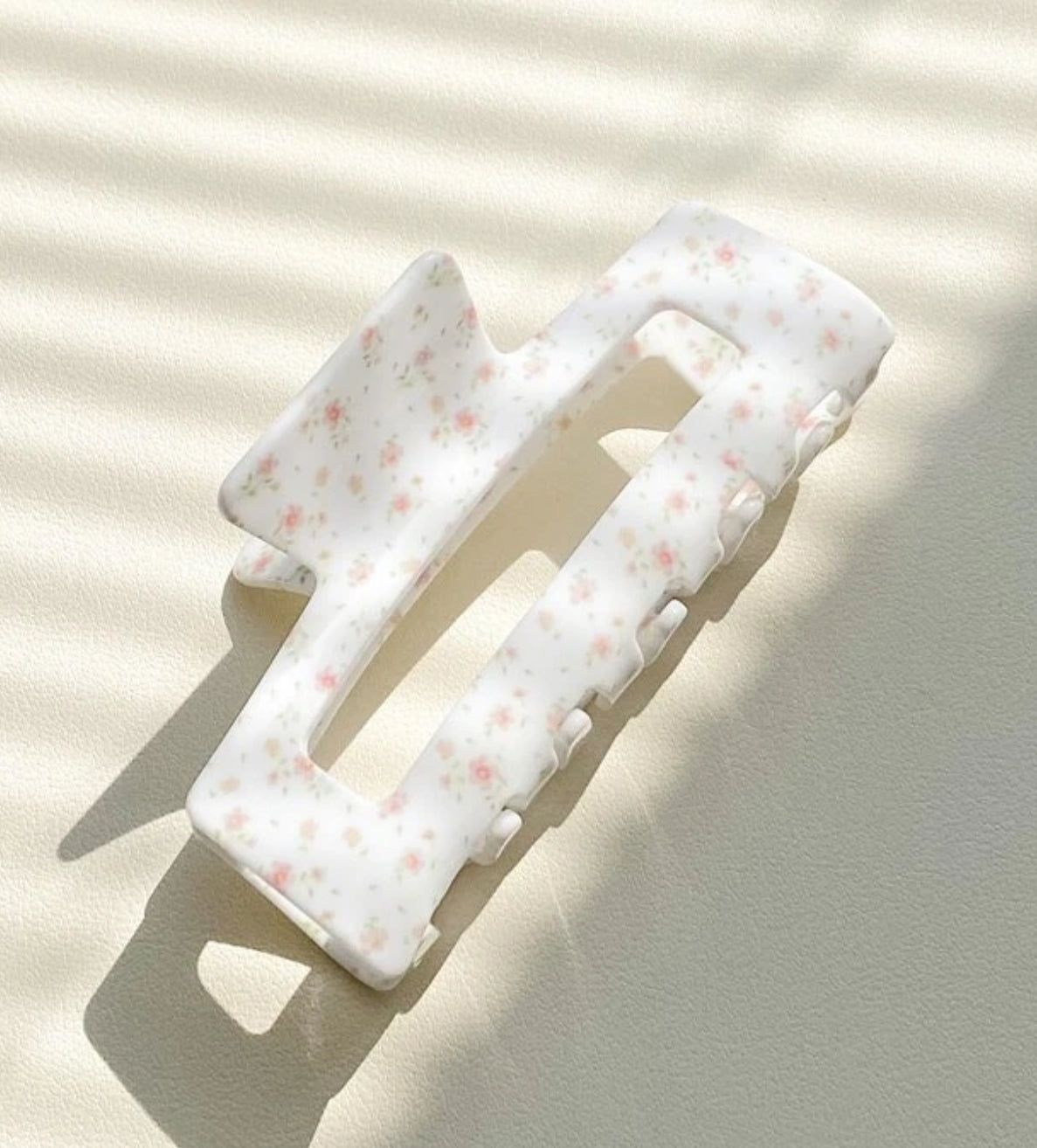 Floral Claw Clip