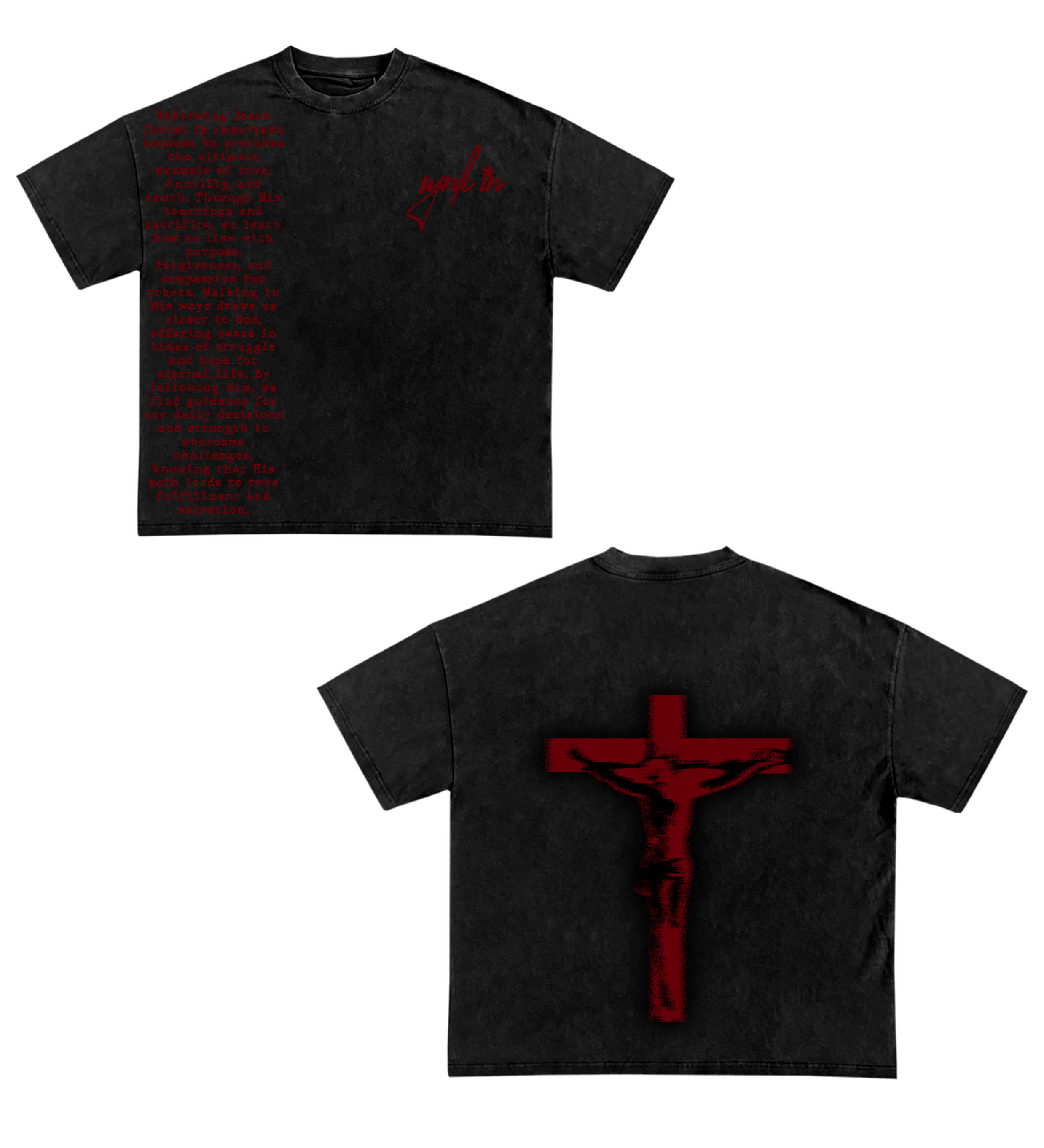 Red Importance Boxy Tee