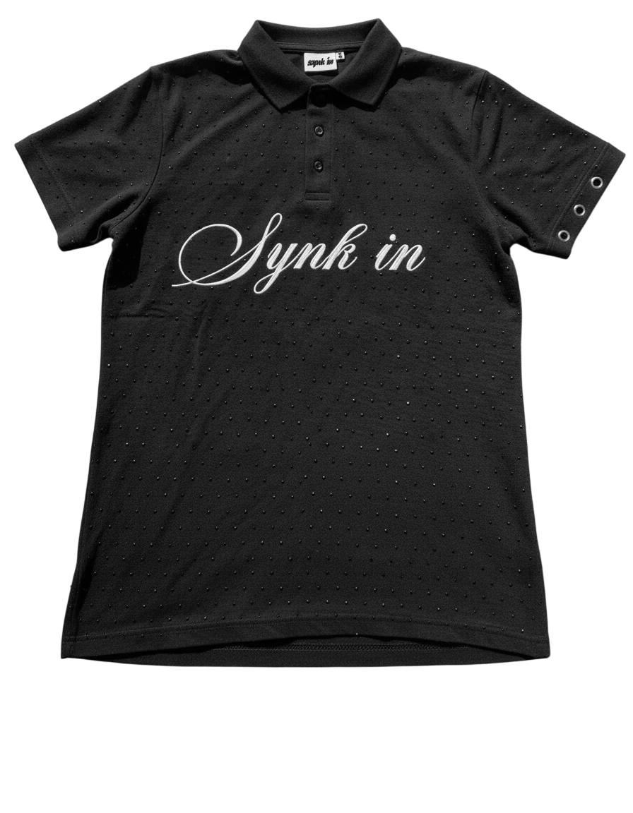 Rhinestone Polo