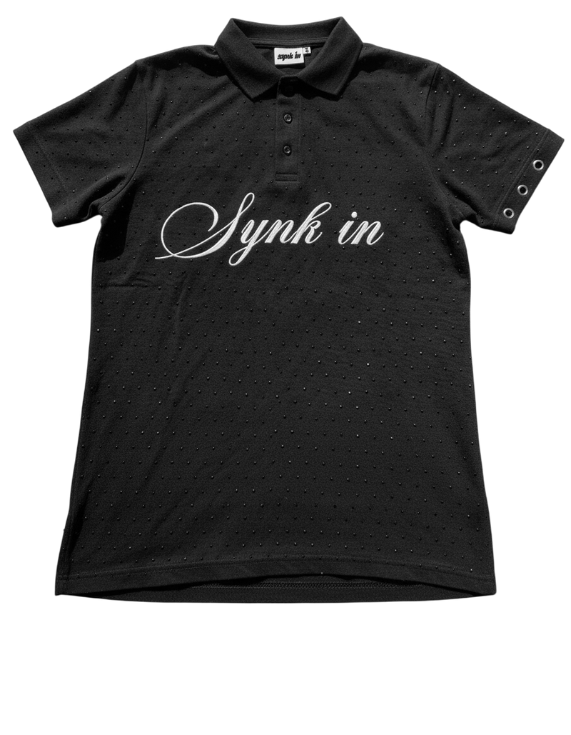 Rhinestone Polo