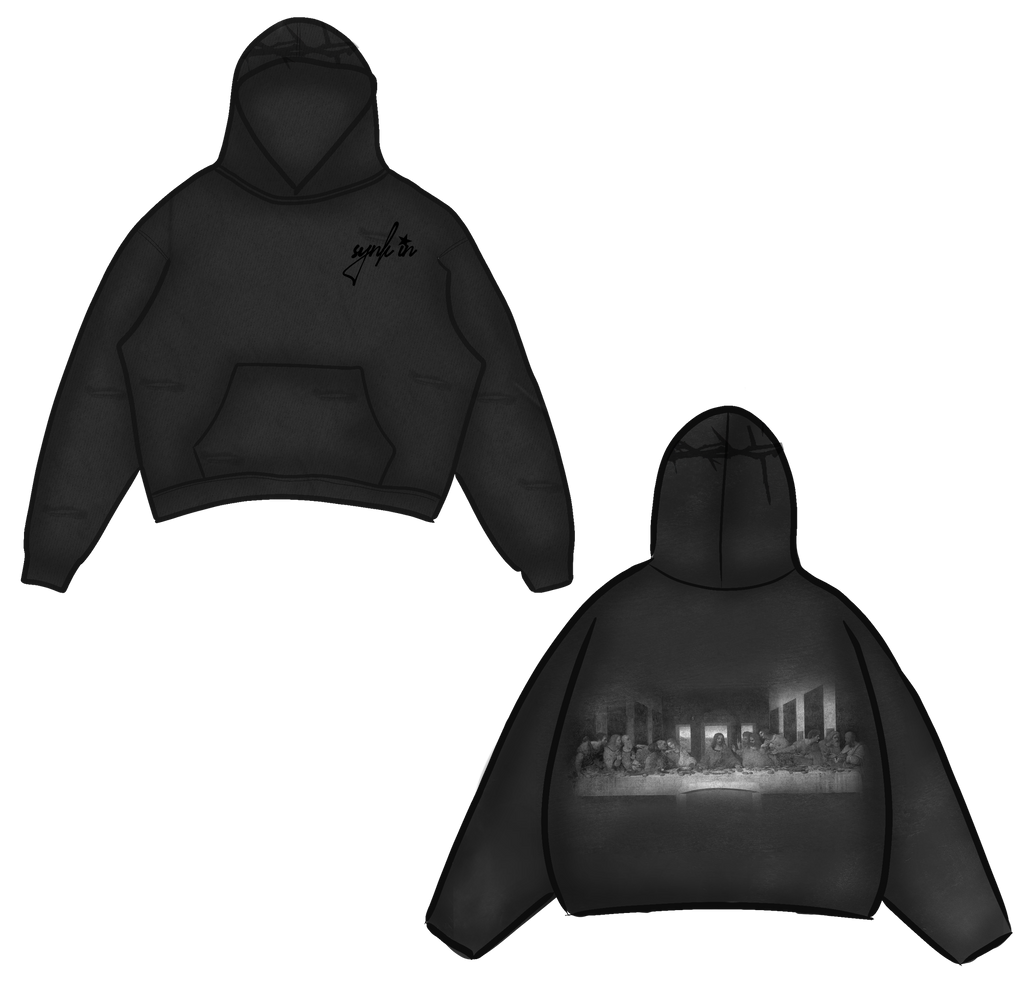 Distressed Last Supper Hoodie