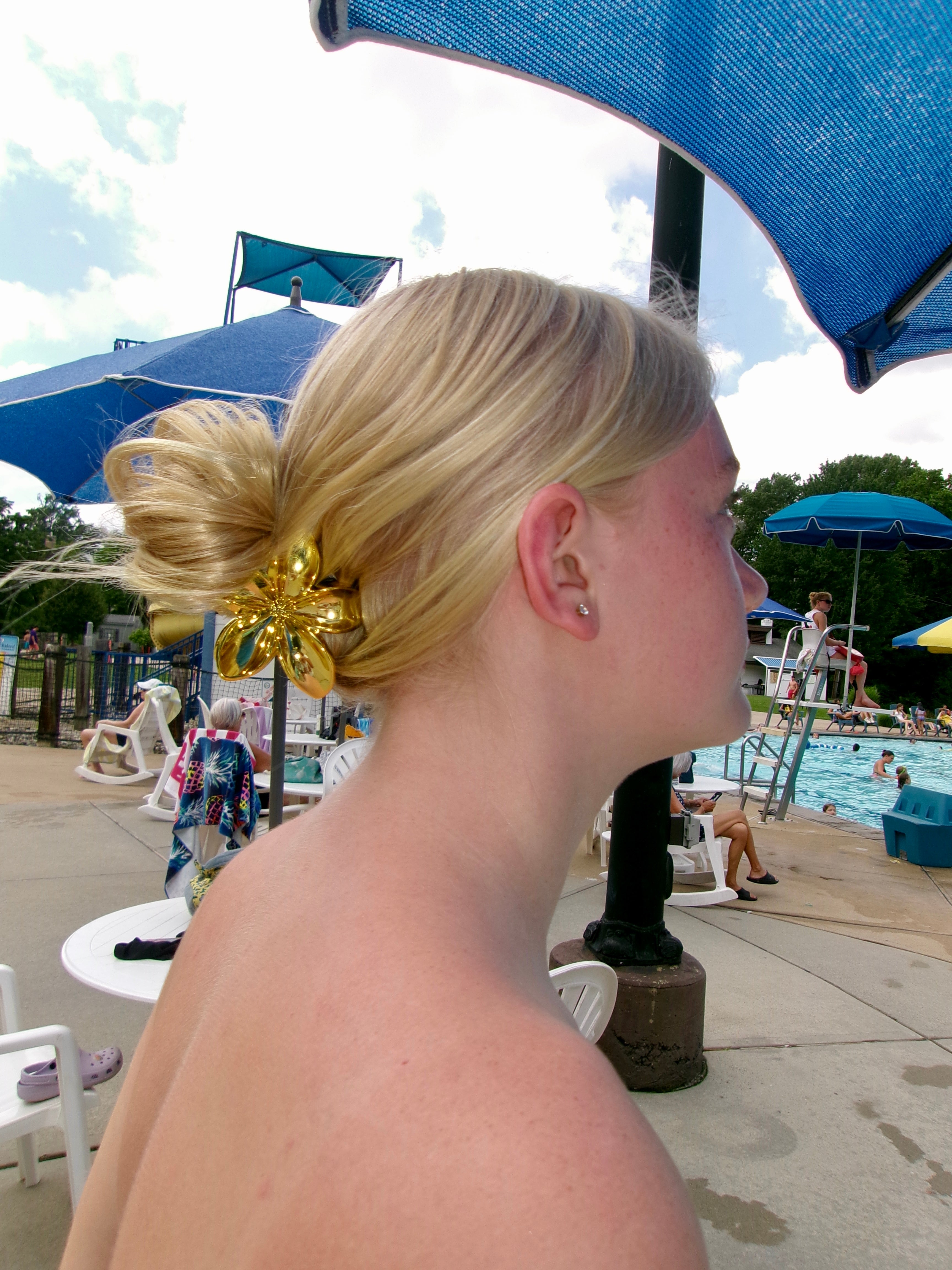 Plumeria Hairclip