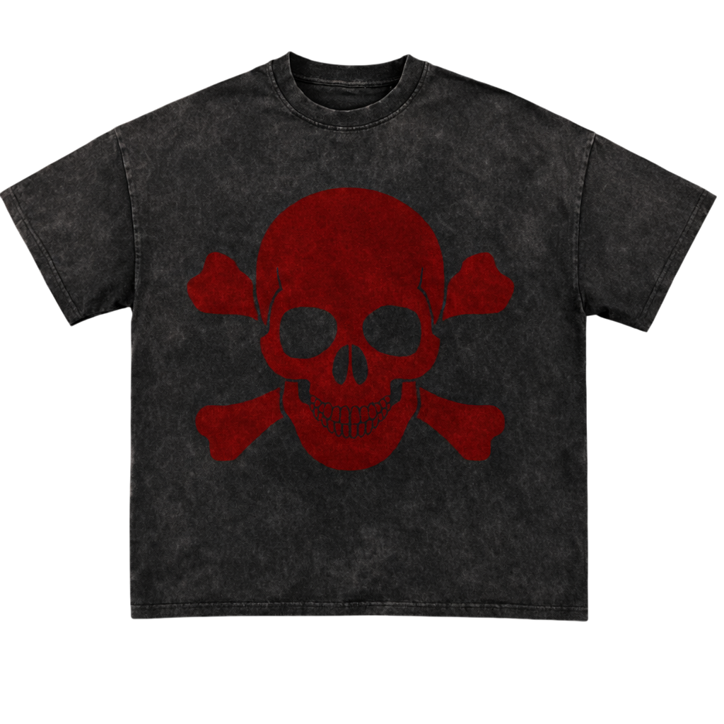 Red Skull Boxy Tee